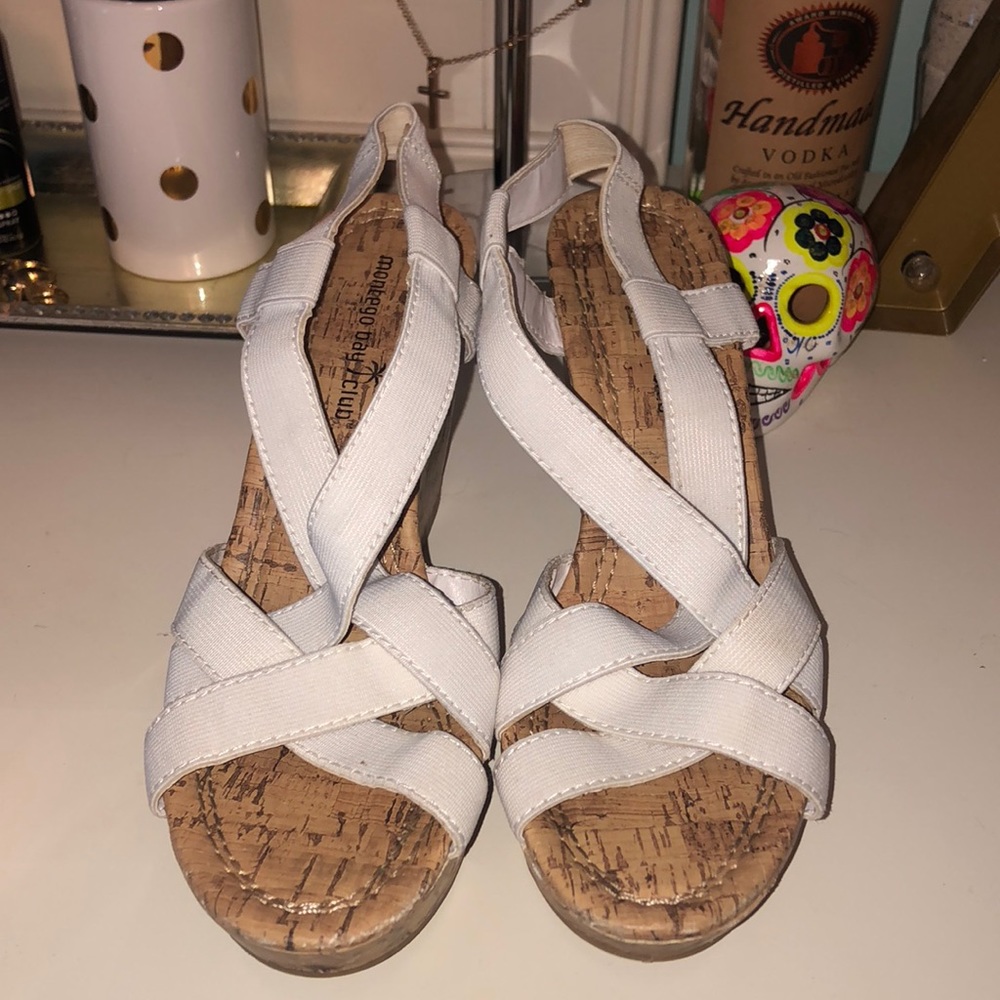 White/Cork Wedges